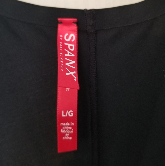 Spanx Thinstincts Open Bust Mid-Thigh Shapewear Bodysuit Size L Color Black - Picture 4 of 9